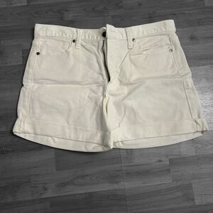 Calvin Klein White Denim Jean Shorts Size 8